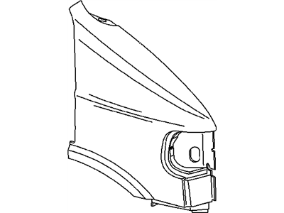 Mopar 55346553AD Fender