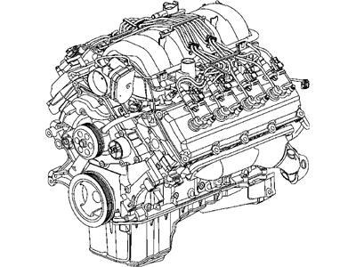 Mopar 68293551AA Engine-Long Block