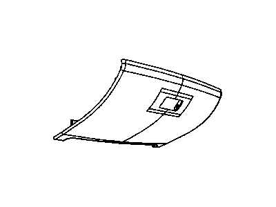 Mopar 5KR06DW1AA Cover-Overhead Console