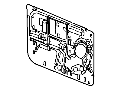 Mopar 55276175AK Shield-Front Door