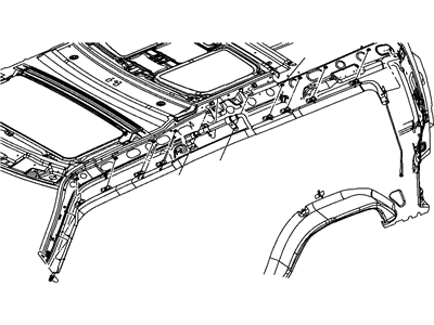 Mopar 55315093AJ Side Curtain Air Bag