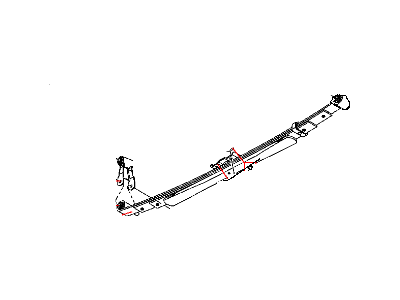 Mopar 4670447AA Rear Leaf Spring