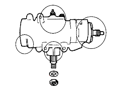 1998 Dodge Ram 3500 Steering Gear Box - 52039349