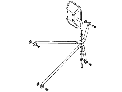 Mopar 55155007 Driver Side Mirror Outside Rear View