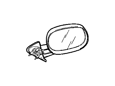 Mopar 55346947AB Outside Rear View Mirror