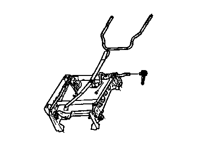 Mopar 5102416AA Towel Bar-Seat ADJUSTER Handle