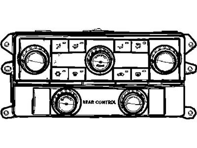 Mopar 55111805AE Air Conditioner And Heater Control