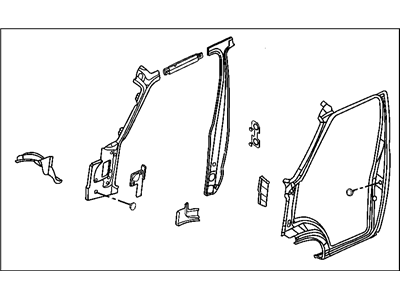 Mopar 55347043AT Panel-Body Side Door