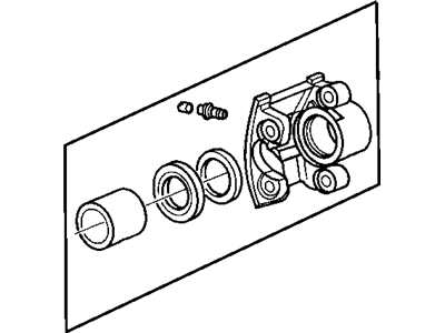 Dodge Dakota Brake Caliper - 5003793AA