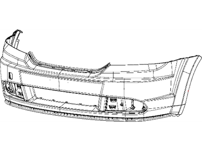 2014 Dodge Journey Bumper - 1SW02TZZAB