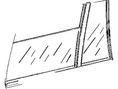 Mopar 55000591 Glass