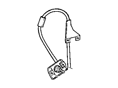 Mopar 55076293AD Rear Door Window Regulator