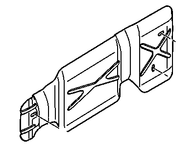 Mopar 5031027AA Shield-Fuel Tank Heat