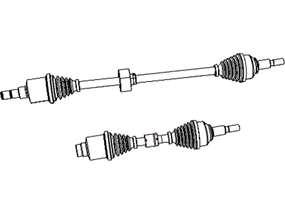 Mopar 5273558AD Front Drive Shaft