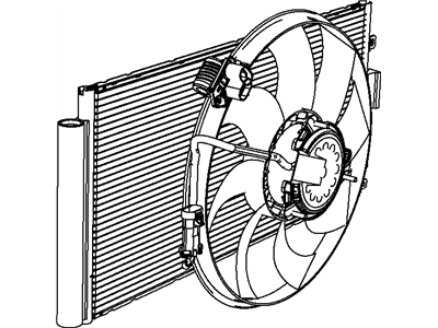 68073673AA Mopar Cooling Fan Illustration 1 of 1