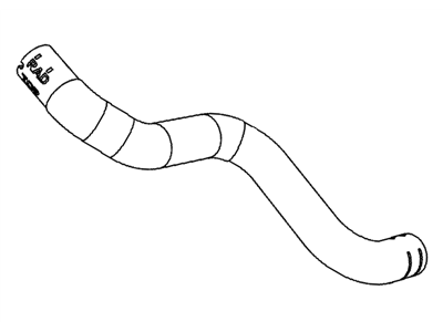 68073097AB Mopar Hose-Radiator Inlet Illustration 1 of 1
