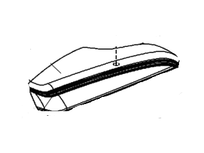 Mopar 1VY701XBAB Rear Door Trim Armrest