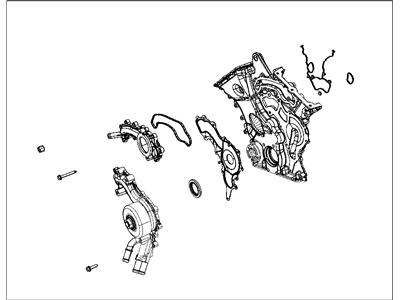 2012 Dodge Grand Caravan Timing Cover - 5184495AE