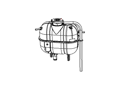 Mopar 4809228AC Bottle-PRESSURIZED COOLANT