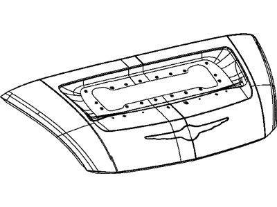 Mopar 5104905AA DECKLID