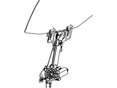 Mopar 5065473AB Rear Door Window Regulator