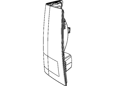 Mopar 55079013AA Lamp-Tail Stop Turn SIDEMARKER