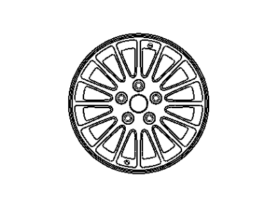 2002 Chrysler 300M Spare Wheel - XV71PAKAA