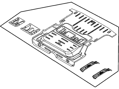 Mopar 5016289AE Pan-Rear Floor