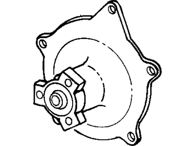 1998 Dodge Grand Caravan Water Pump - V5010898AB