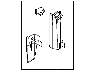 Mopar 55274806AC REINFMNT-Quarter Rear Corner