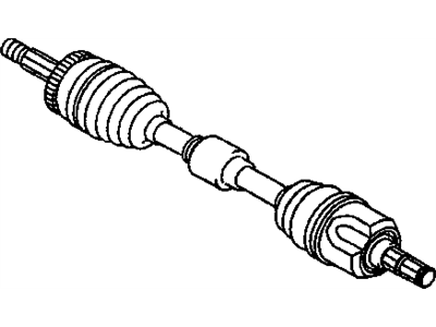 2001 Dodge Stratus Axle Shaft - MR196740