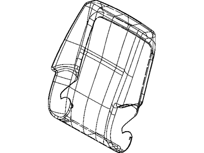 Mopar 5183306AA Frame-Front Seat Back