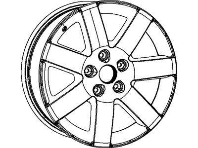 Jeep Wrangler Spare Wheel - 1TK93AAAAC