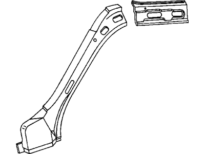 Mopar 55033284 Pillar-Upper Front Inner -RH