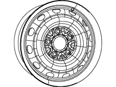 Mopar 4721566AC Steel Wheel