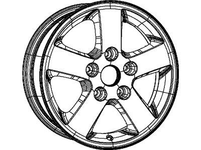 Mopar 1EK85PAKAA Wheel Alloy