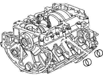 Mopar 68049272AA Block-Short Block