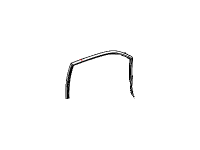 Mopar 68039967AD WEATHERSTRIP-Front Door Glass