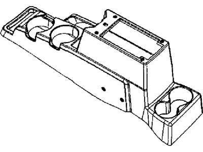 Mopar 5028866AA CUPHOLDER-Console