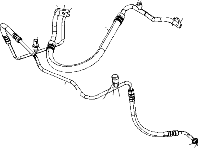 2012 Jeep Liberty A/C Hose - 68093296AA