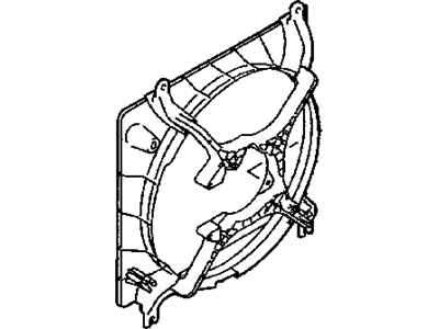 2005 Dodge Stratus Fan Shroud - MR373149