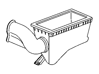 Ram Dakota Air Duct - 53034124AA