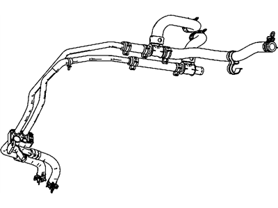 Mopar 5058938AF Hose-Heater Supply And Return