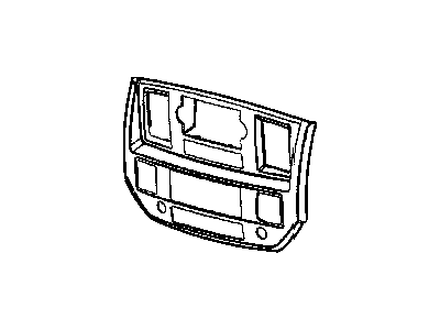 Mopar 5JU301Z2AC Bezel-Instrument Panel