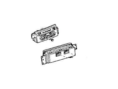 Mopar 5005080AB Air Conditioner And Heater Control