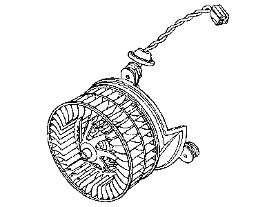 Mopar 4596217 Motor-Blower With Wheel