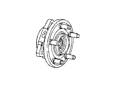 Mopar 52124767AD Front Brake Hub And Bearing