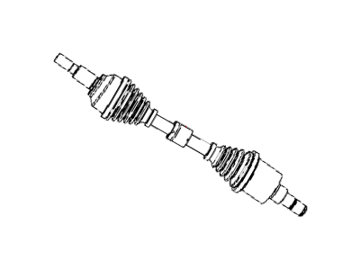 Mopar 68080841AA Front Drive Shaft