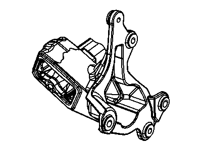 Mopar 52059943AD INSULATOR-Engine Mount