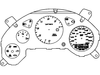 2004 Dodge Viper Instrument Cluster - 5029721AA